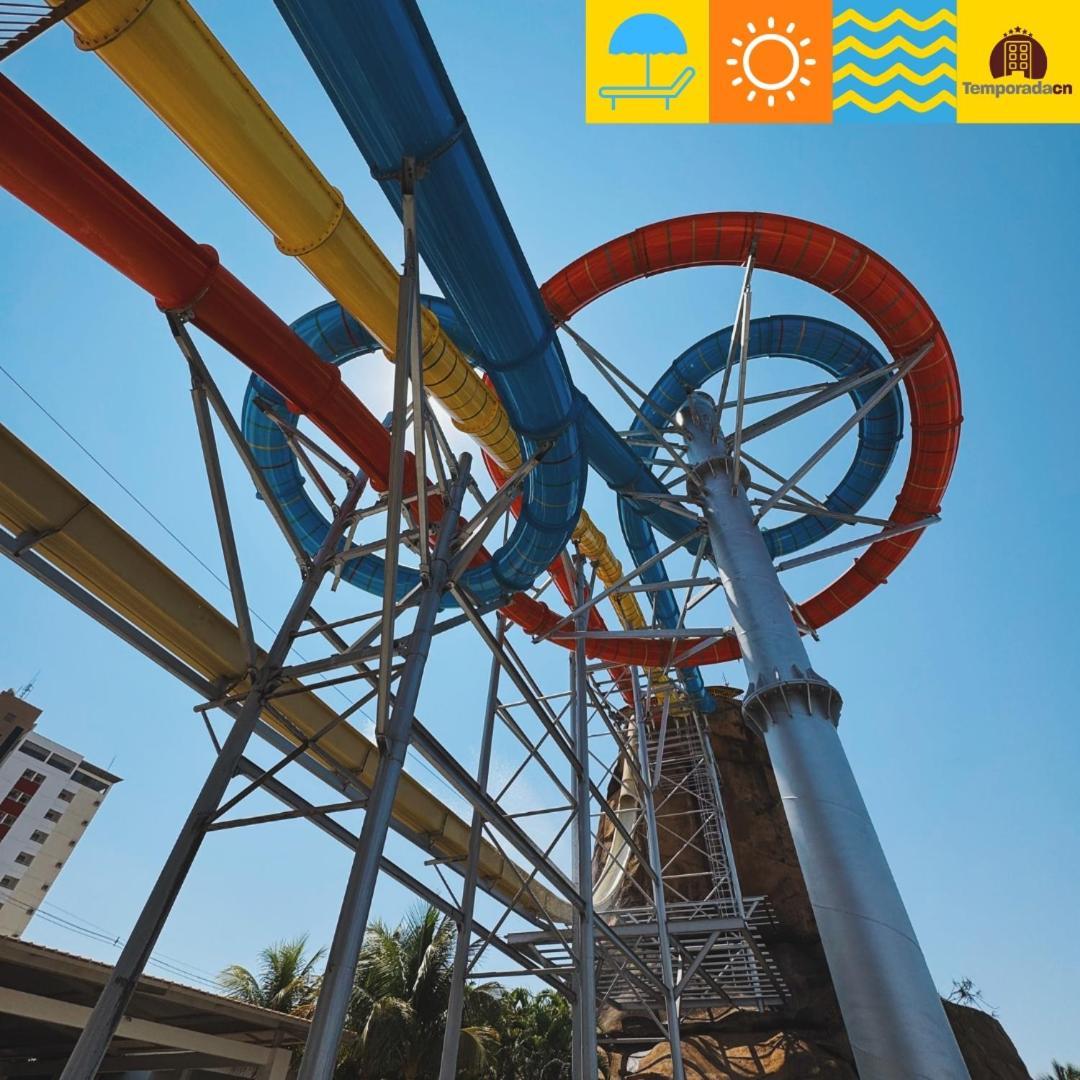 Piazza Com Acesso Ao Acqua Park Aparthotel Caldas Novas Eksteriør bilde